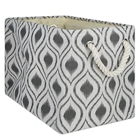 DII® Medium Rectangle Ikat Mineral Polyester Bin