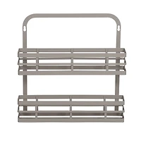 Honey Can Do Gray Cabinet Door Spice Rack