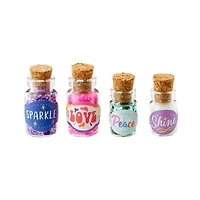 Mini Glass Glitter Bottle Set by Make Market®