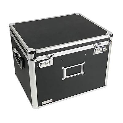 Vaultz Black Locking File Security Box
