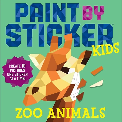 Workman Publishing Paint by Sticker Series: Zoo Animals