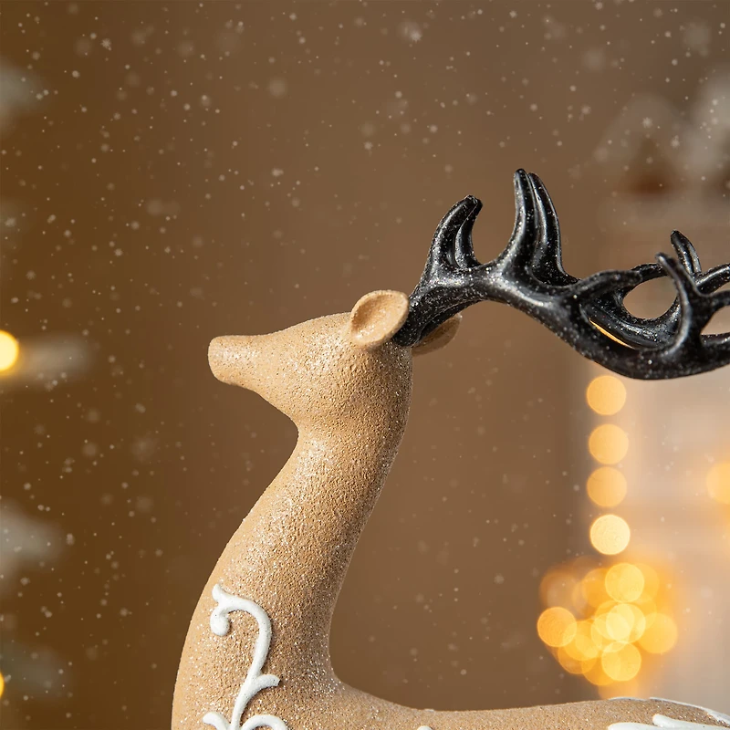 Glitzhome® Reindeer Table Décor Set