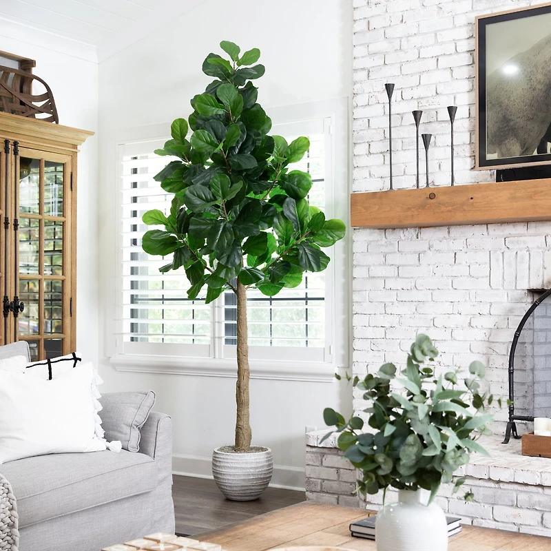 9ft. Artificial Fiddle Leaf Fig Tree