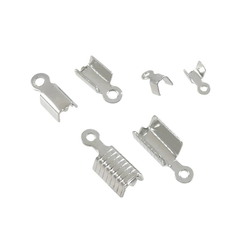 12 Packs: 168 ct. (2,016 total) Silver Crimp Cord End Caps by Bead Landing™