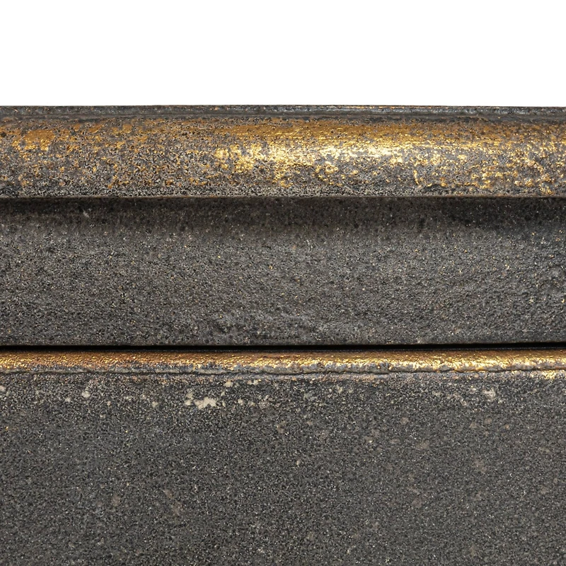 Hello Honey® Distressed Black Wood Dresser Cabinet