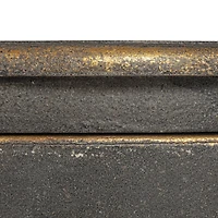 Hello Honey® Distressed Black Wood Dresser Cabinet