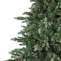 7ft. Pre-Lit Real Touch™ Blue Spruce Artificial Christmas Tree, Clear Lights