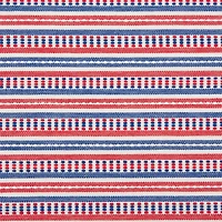 DII® Red, White & Blue Dobby Stripe Placemats, 6ct.