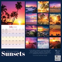 2026 Sunsets Wall Calendar