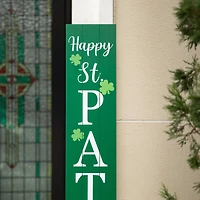 Glitzhome® 60'' Wooden ''Happy St. Patrick's Day'' Porch Sign