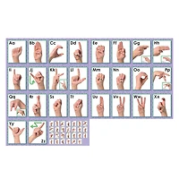 North Star Teacher Resource American Sign Language Alphabet Bulletin Board Sets, 3ct.
