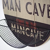 What Happens In The Man Cave Bottle Opener & Cap Catcher