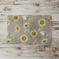 Sunflower Pattern Floor Mat