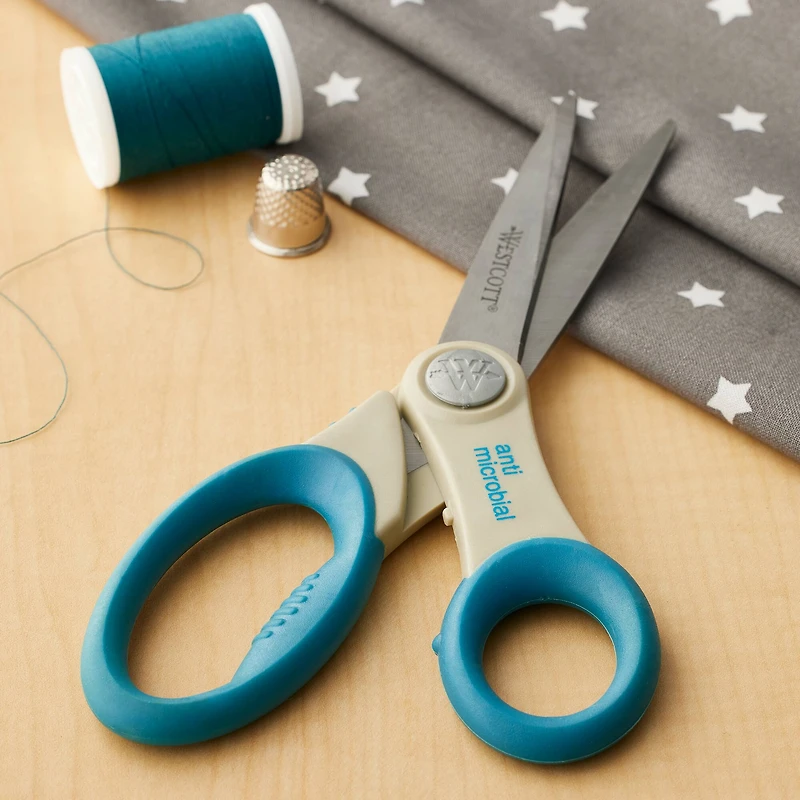 Westcott® 8" Soft Handle Anti-Microbial Scissors