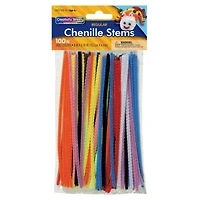 Creativity Street® Regular Chenille Stems, 12 Packs of 100