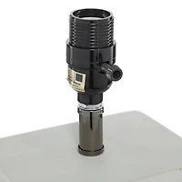 23" White Ceramic Traditional Table Lamp