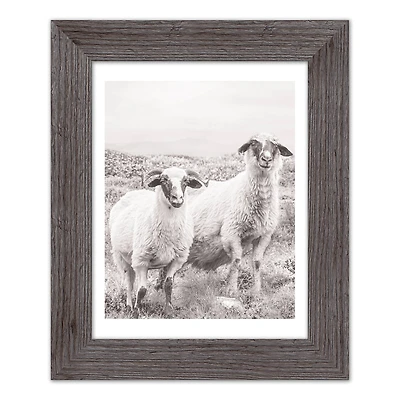 Sheep on Hill Western Framed Print