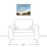 Bright Treeline 20" x 16" Canvas Wall Art