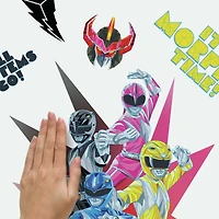 RoomMates Power Rangers Peel & Stick Giant Wall Decals