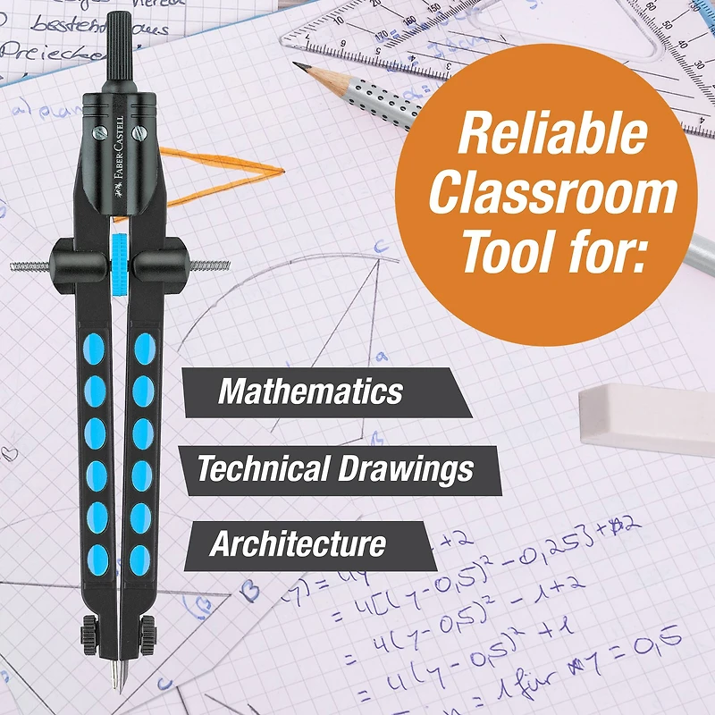 Faber-Castell® Pearl Blue Quickset Compass