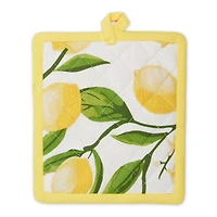 Lemon Bliss Print Potholder Set