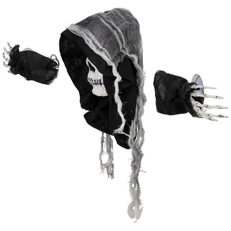 10" Spooky Skeleton 3D Halloween Window Decoration