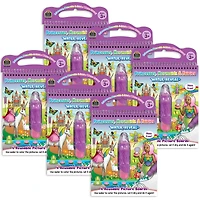 Teacher Created Resources Princesses, Mermaids & Fairies Water Reveal Book Set, 6ct.
