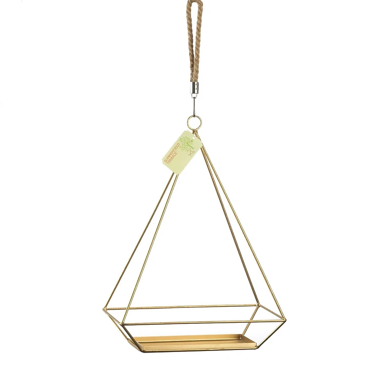 15" Hanging Plant Holder with Rectangle Base