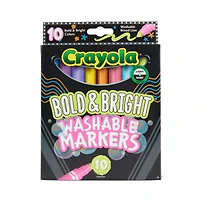 Crayola® Bold & Bright Broad Line Washable Markers, 10ct.