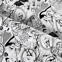 Disney® World of Nightmare Before Christmas Toss Cotton Fabric