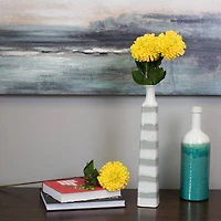 Yellow Zinnia Artificial Stem, 3ct.