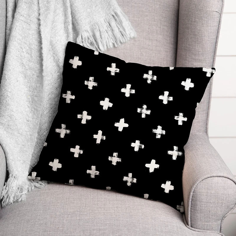Crosses Indoor/Outdoor Pillow