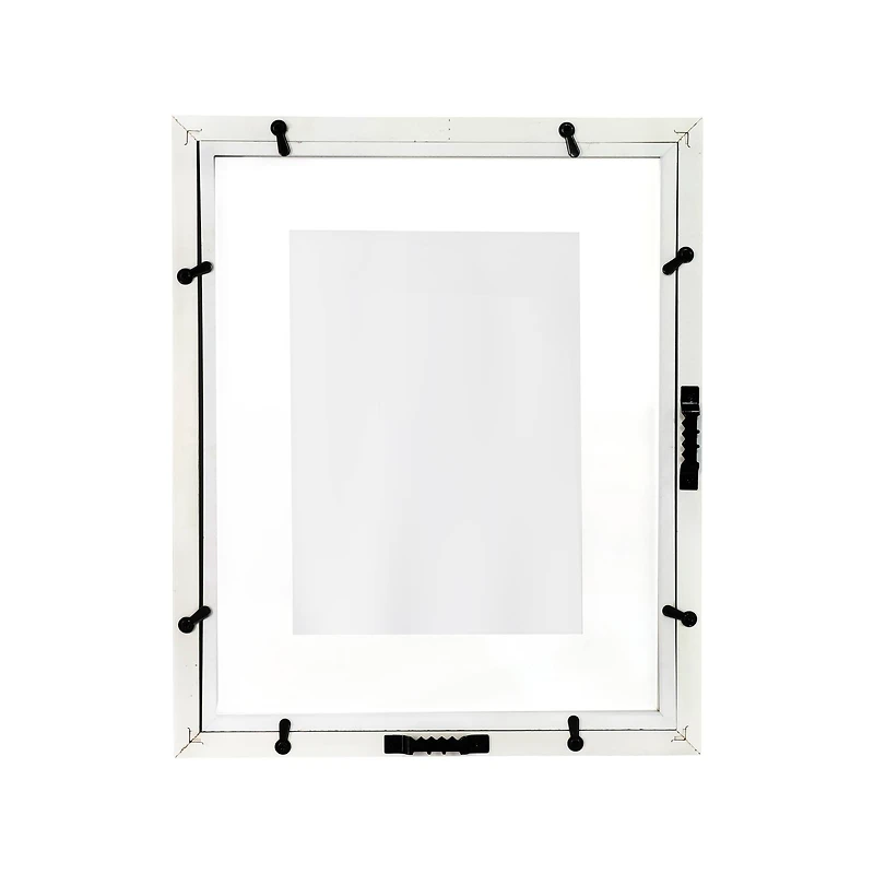 White Wooden Float Frame by Studio Décor