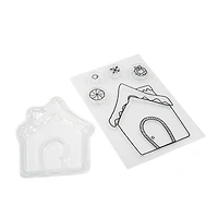 Gingerbread House Clear Stamp Set by Recollections™