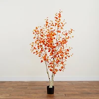 6ft. Autumn Birch Artificial Fall Tree