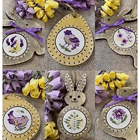 Neocraft Easter Charms Cross Stitch Frame Set
