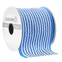 2.5" x 3yd. Wired Seersucker Ribbon by Celebrate It™ Classic