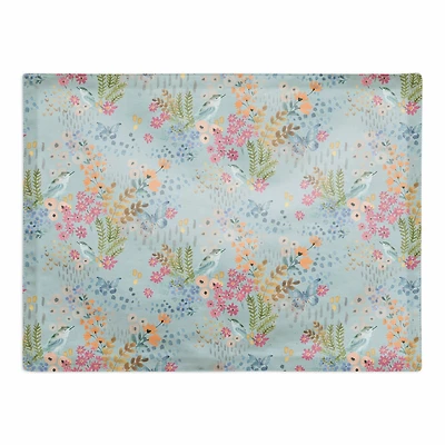 Butterfly Bird Floral Cotton Twill Placemat