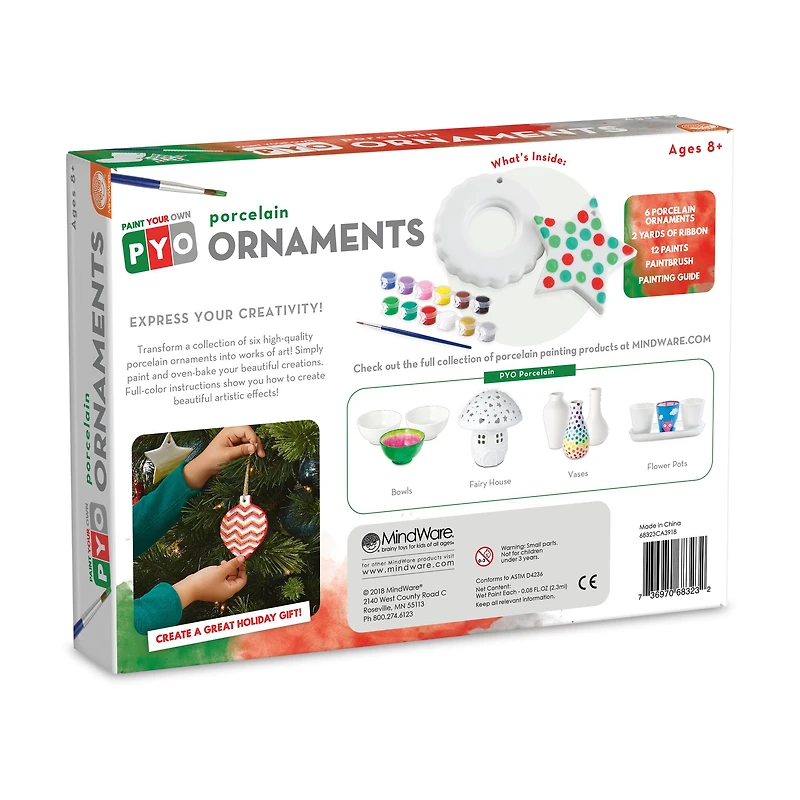 Paint Your Own Porcelain Ornaments