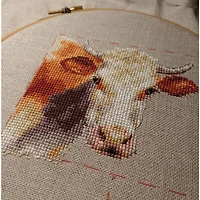 Alisa Cow Cross Stitch Kit