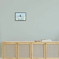 Stupell Industries Stingray Aquatic Animal Ocean Blue Spotted Sea Creature Framed Wall Art