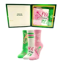 Wicked 3 Pack Cozy Crew Socks in Greeting Card Box