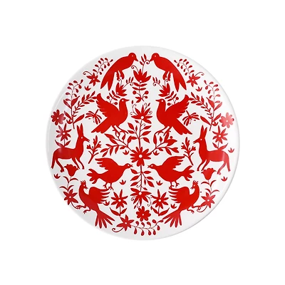 7" Red Ceramic Plate from Ashland®