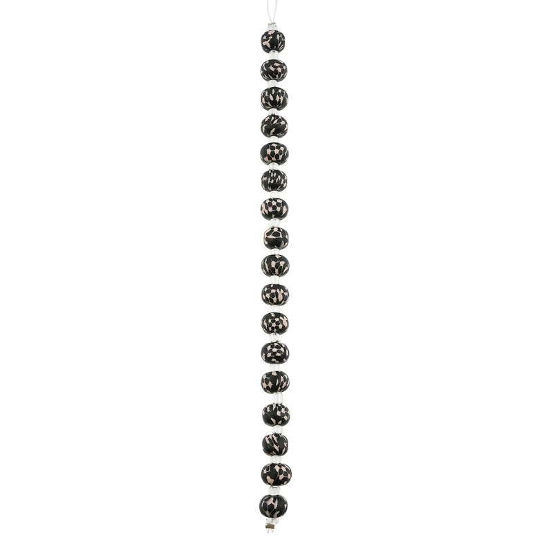 Black & White Clay Round Beads, 10mm by Bead Landing™