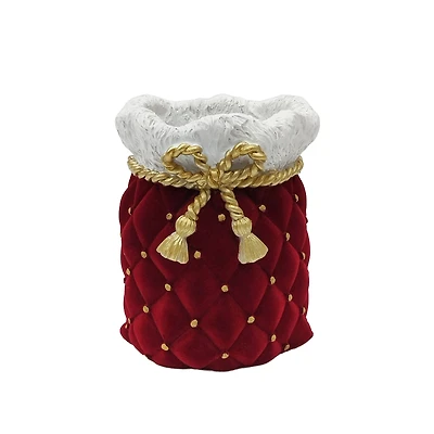 7" Red & White Santa Bag Tabletop Décor by Ashland®