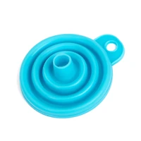 Teal Collapsible Silicone Funnel by Bead Landing™