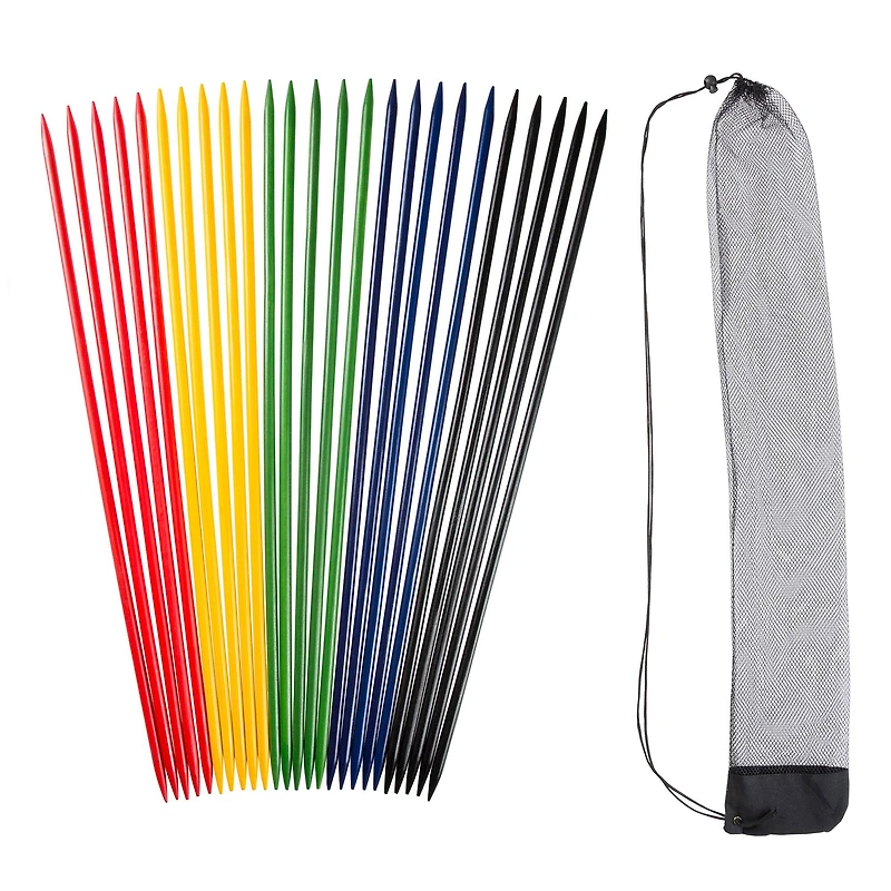 Toy Time Jumbo Pick Up Sticks Classic Wooden Game Set