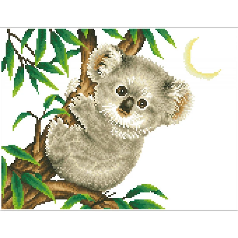 Diamond Dotz® Intermediate Koala Snack Diamond Painting Kit