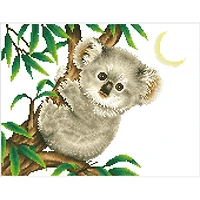 Diamond Dotz® Intermediate Koala Snack Diamond Painting Kit