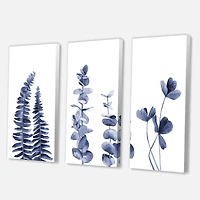 Designart - Navy Blue Eucalyptus I
